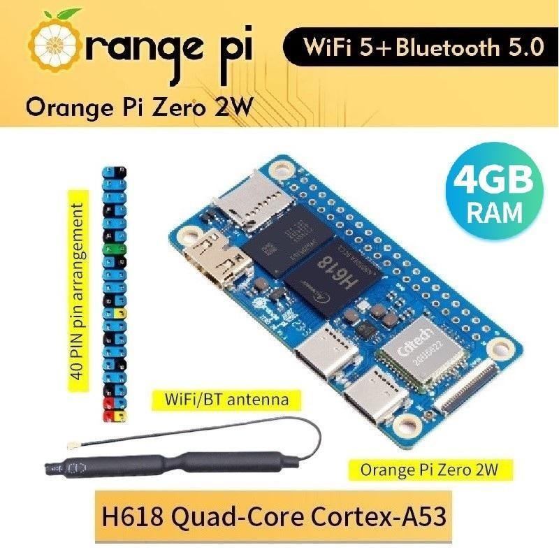 Orange Pi Zero 2W - 4GB RAM